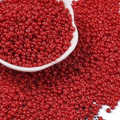 8/0 Baking Paint Glass Seed Beads SEED-M012-02A-42-1