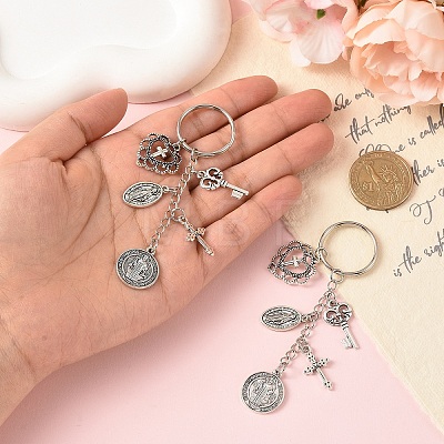 2Pcs Alloy Keychains KEYC-YW00291-1