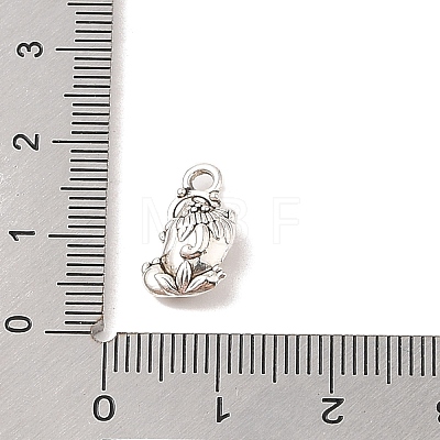 Tibetan Style Alloy Charms TIBE-Q090-07AS-1