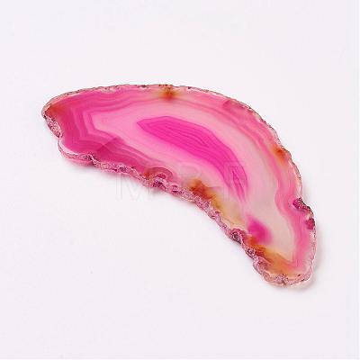 Natural Slice Agate Cabochons G-K190-01-1