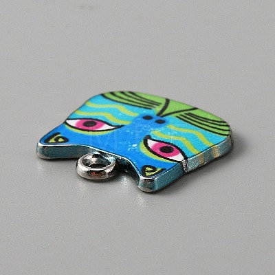 Alloy Enamel Pendants LS-ENAM-CJC0006-52E-1
