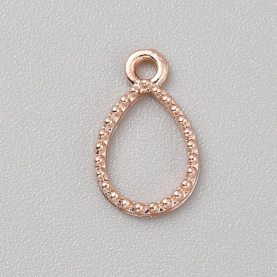 Alloy Open Back Bezel Pendants FIND-WH0152-473T-RG-1
