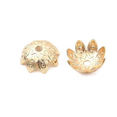 Brass Bead Caps KK-Z030-09LG-1