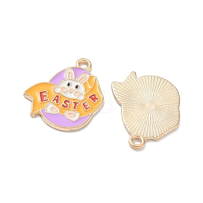Easter Alloy Enamel Pendants LS-ENAM-I055-01KCG-08-1