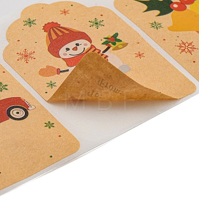 Christmas Theme Cartoon Paper Stickers STIC-P013-07A-1