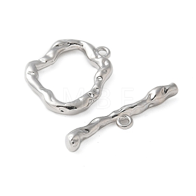 Brass Toggle Clasps KK-P290-14P-1