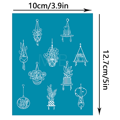 Silk Screen Printing Stencil DIY-WH0341-173-1