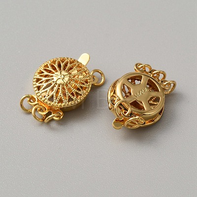 Brass Box Clasps LS-KK-WH0079-16C-G-1