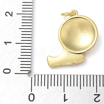 Rack Plating Brass Enamel Pendants KK-K392-18B-01-1