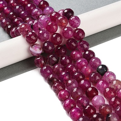 Natural Agate Beads Strands G-M437-C01-01F-1