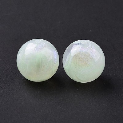Opaque Acrylic Beads OACR-E014-19A-03-1