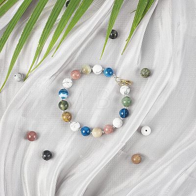 Natural Mixed Gemstone Beads G-NB0001-81-1