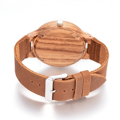 Zebrano Wood Wristwatches WACH-H036-30-1