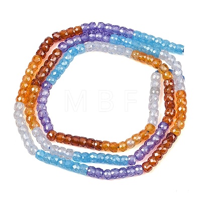 Cubic Zirconia Beads Strands ZIRC-P125-2x3mm-33-1