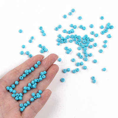 Baking Paint Glass Seed Beads SEED-US0003-4mm-K10-1