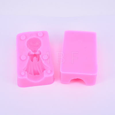 3D Praying Angel Boy Food Grade Silicone Molds SIL-WH0002-13-1