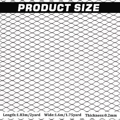 BENECREAT 2 Yards Polyester Net Mesh Fabric DIY-BC0012-84A-1
