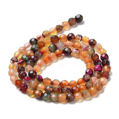 Natural Agate Beads Strands X-G-Q1000-01C-1