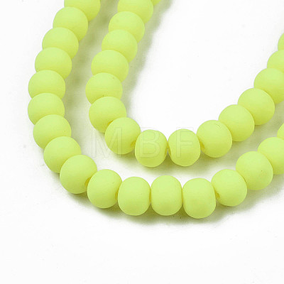 Handmade Polymer Clay Beads Strands X-CLAY-N008-053-11-1