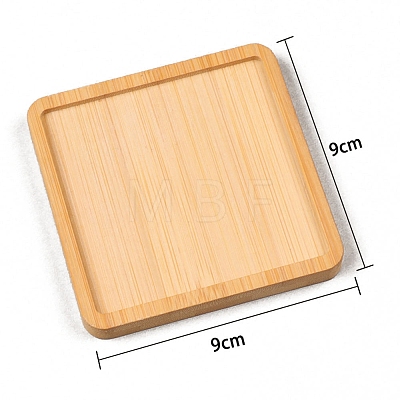 Square Wood Mosaic Base PW-WG55259-01-1