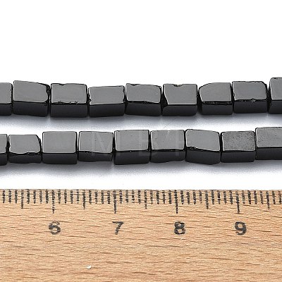 Natural Black Onyx(Dyed & Heated) Beads Strands G-C135-F02-01-1