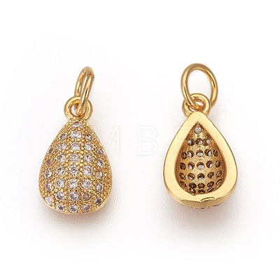 Brass Pendants KK-O120-03G-1