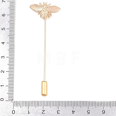 Alloy Rhinestone Lapel Pins Brooch Pins AJEW-E060-01G-1