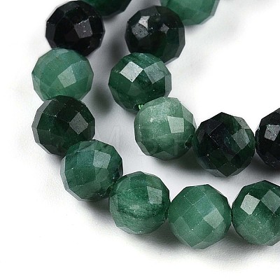 Natural Fuchsite Beads Strands G-T140-20A-1