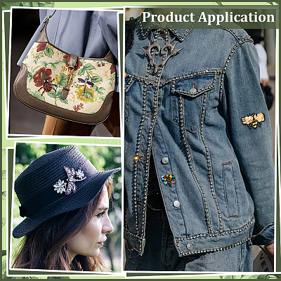 20Pcs 10 Styles Clothing Patches PATC-PH0001-72-1