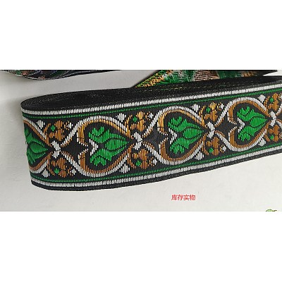 Ethnic style Embroidery Polyester Ribbons OCOR-WH0077-27A-1
