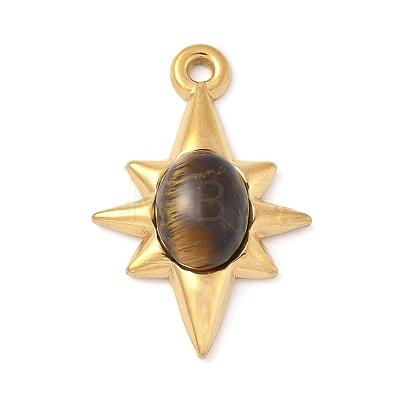 Dyed Synthetic Tiger Eye Pendants LS-STAS-R162-05G-04-1-1