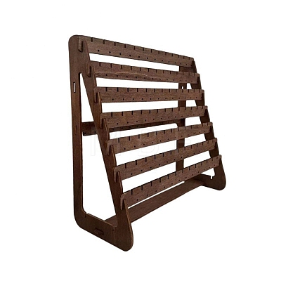 5-Tier Triangle Shape Wood Earring Riser Display Stands ODIS-K004-03-1