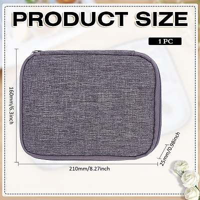 1Pc Potatble Nylon Jewelry Organizer Zipper Bags AJEW-MA0001-64D-1