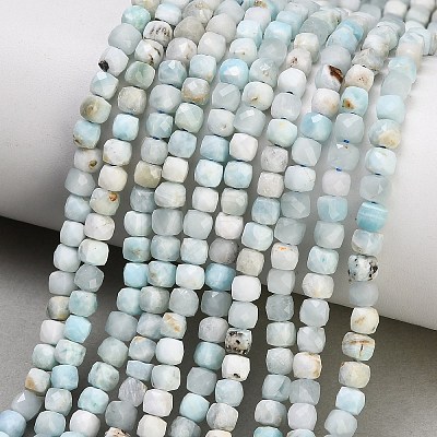 Natural Larimar Beads Strands GG-CBABEF5-B02-01-1