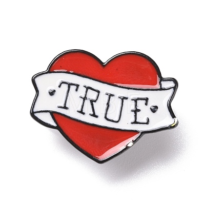 True Word Enamel Pin JEWB-H006-42EB-1