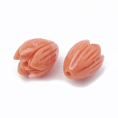 Dyed Synthetic Coral Beads CORA-N002-B-04G-1