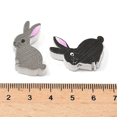 Easter Printed Wood Beads WOOD-G026-01B-1