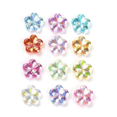 Transaparent Acrylic Beads PACR-H004-01-1