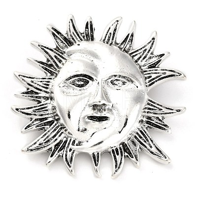 Sun God Brooch Pin JEWB-Z031-10AS-1