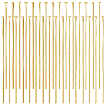 Beebeecraft 304 Stainless Steel Flat Head Pins STAS-BBC0004-37C-1