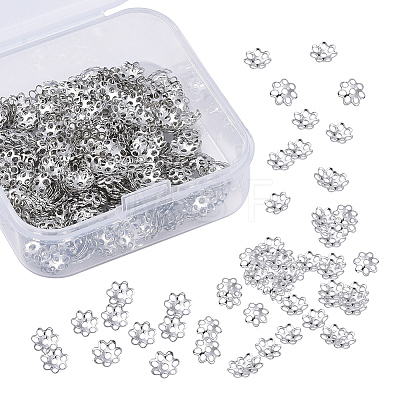 Multi-Petal Iron Bead Caps IFIN-YW0001-12P-1