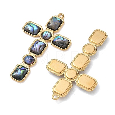 Natural Paua Shell Big Pendants SH-CBA11D7-33B-G-1