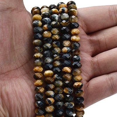 Natural Tiger Eye Beads Strands G-Z111-A02-03-1