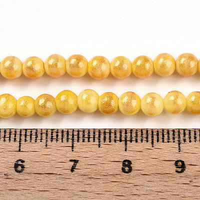 Natural Mashan Jade Beads Strands G-A255-A01-04D-1