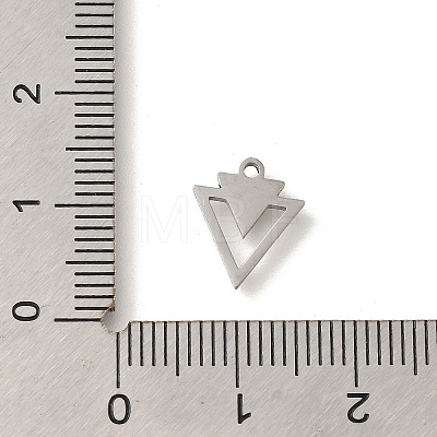 304 Stainless Steel Charms STAS-S144-01P-F-1