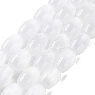 Macaron Color Natural Selenite Beads Strands X1-G-B102-A01-09-1