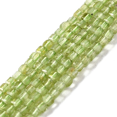 Natural Peridot Beads Strands LS-G-K312-07A-1
