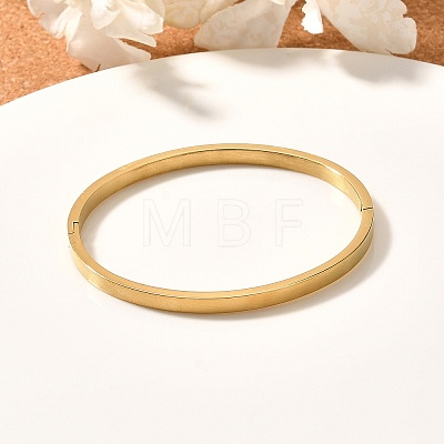 Ion Plating(IP) 304 Stainless Steel Bangles BJEW-E277-42A-G-1