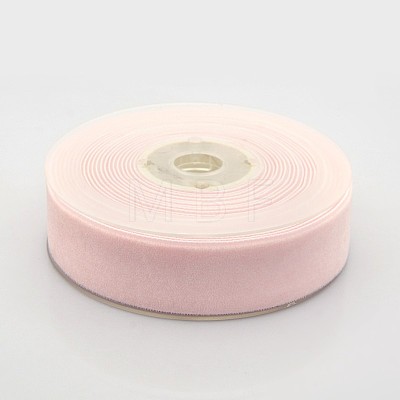 Polyester Velvet Ribbon for Gift Packing and Festival Decoration SRIB-M001-26mm-115-1