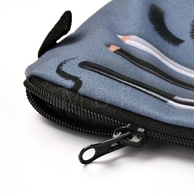 Polyester Tarp Zip Cosmetic Pouches ABAG-G010-01B-1